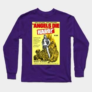 Classic Motorcycle Gang Movie Poster - Angels-Die-Hard Long Sleeve T-Shirt